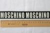 Тесьма репсовая Логотип Moschino 1