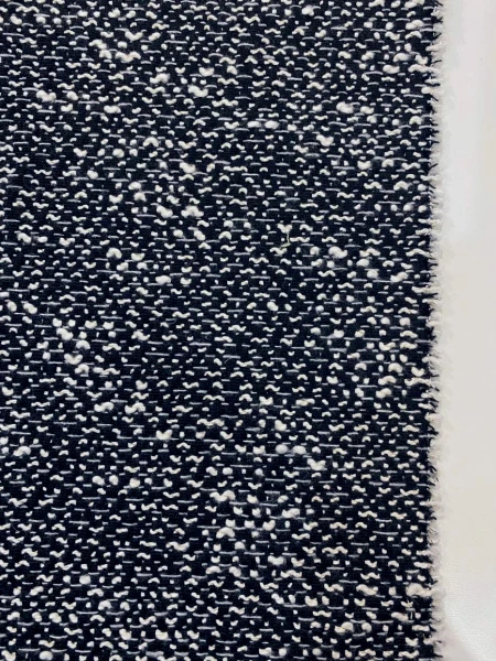 Твид костюмный ШАНЕЛЬ с золотистыми нитями