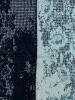 Твид костюмный КУПОН С УЗОРОМ бирюза 