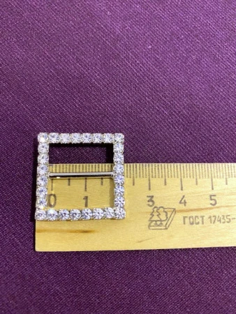 Украшение Декоративное УД-0035 Пряжка с камнями