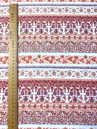 Батист ВЕСЕННЕЕ НАСТРОЕНИЕ красный