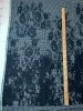 Твид костюмный КУПОН С УЗОРОМ бирюза 