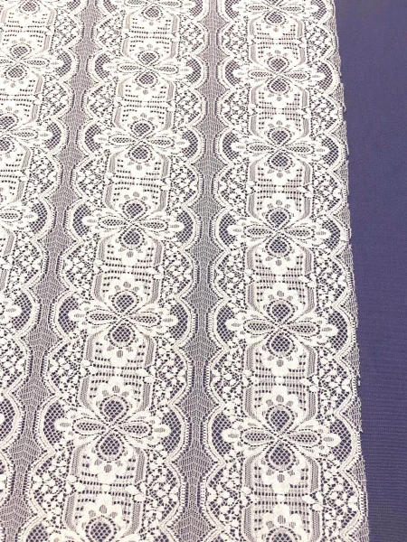 Кружевное полотно ВИНТАЖНОЕ белое