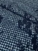 Твид костюмный КУПОН С УЗОРОМ бирюза 