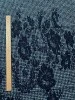 Твид костюмный КУПОН С УЗОРОМ бирюза 