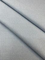 Трикотаж МЕЛКАЯ ГУСИНАЯ ЛАПКА серо-голубая полотно