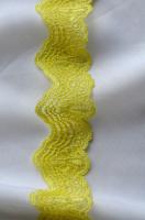 Кружево КУП-0027-2 ВОЛНА желтый