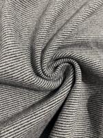 Джерси ТВИД В ПОЛОСКУ черный полотно