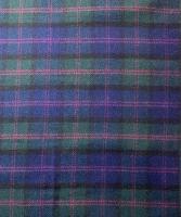 Ткань костюмная ШОТЛАНДКА сине-зеленая ткани