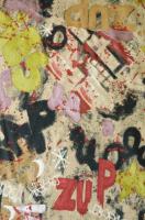 Подкладочная тафта Цветное граффити