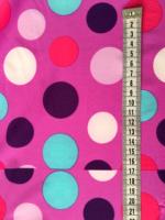 Бифлекс для купальников Горох на ярком сиреневом фоне 1