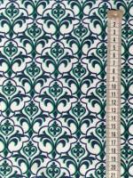 Бифлекс для купальников Восточный узор  бел 1