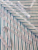 Сорочечная ткань ПОЛОСКА бирюзовая