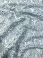 Кружевное полотно "Сильва" пыльный голубой Кружевное полотно "Сильва" пыльный голубой ткань