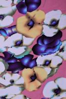 Креп плательно-блузочный ОРХИДЕИ пыльная роза