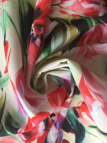 Лен ВЕСЕННИЕ ТЮЛЬПАНЫ