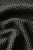 Плательно-Костюмное Букле Молочно-черное