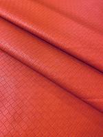 КОЖА искусственная ПЛЕТЕНКА терракот