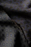 Жаккард-стрейч РОМБЫ шоколадный контур Жаккард-стрейч РОМБЫ шоколадный контур