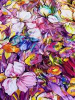 Вискозный Трикотаж ПРОСТО ЦВЕТЫ 