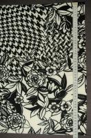 Трикотаж холодная вискоза Платки с розами 1