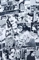 Шелк искусственный КОМИКСЫ