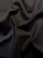 Вельвет однотонный ЧЕРНЫЙ ткани