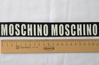 Тесьма репсовая Логотип Moschino 1