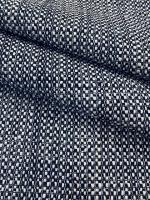 ткани Твид костюмный ШАНЕЛЬ черно-молочная