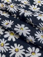 Штапель РОМАШКИ на черном