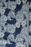 Трикотаж джерси Кружево на джинсе