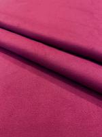 Замша ФУКСИЯ основа серый трикотаж