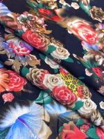 Штапель БУКЕТЫ на черном