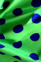 Хлопок ЯРКИЕ ГОРОШКИ зеленое яблоко