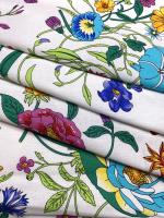 Хлопок МАГИЯ ЛЕТА фон молочный