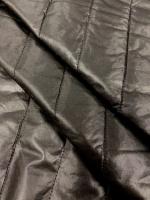 Стежка курточная "Полосы" черная