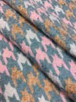 Ткань костюмно-пальтовая "Букле кирпично-розовое"