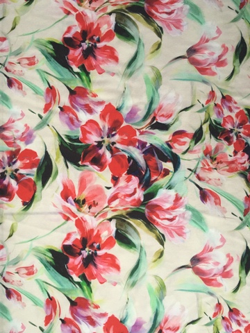 Лен ВЕСЕННИЕ ТЮЛЬПАНЫ