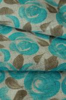 Лен РОЗЫ БИРЮЗОВЫЕ