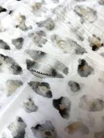 Курточная ткань ЛЕОПАРДОВЫЕ ПЯТНЫШКИ серо-песочные