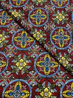 Трикотаж (милано) ВИНТАЖНЫЙ СТИЛЬ винный полотно