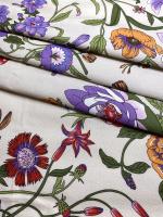 Хлопок МАГИЯ ЛЕТА серый фон