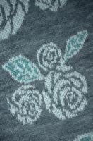 Трикотаж вязанный Зимние розый Серый