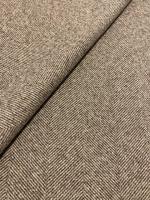 Джерси ТВИД В ЕЛОЧКУ коричневый. полотно