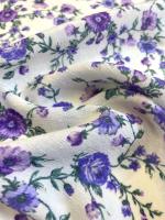 Вискоза ЦВЕТЫ ПРОВАНСА сирень