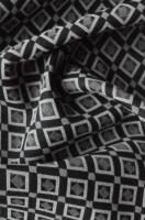 Жаккард-стрейч РОМБЫ темно-серые Жаккард-стрейч РОМБЫ темно-серые