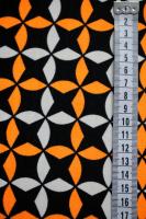 Стильный орнамент оранжевый 1