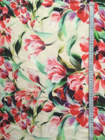 Лен ВЕСЕННИЕ ТЮЛЬПАНЫ