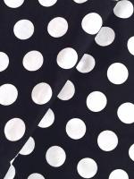 Хлопок ГОРОХ МОЛОЧНЫЙ на черном