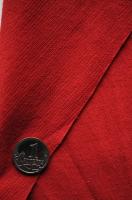 Трикотаж милано однотонный алый.